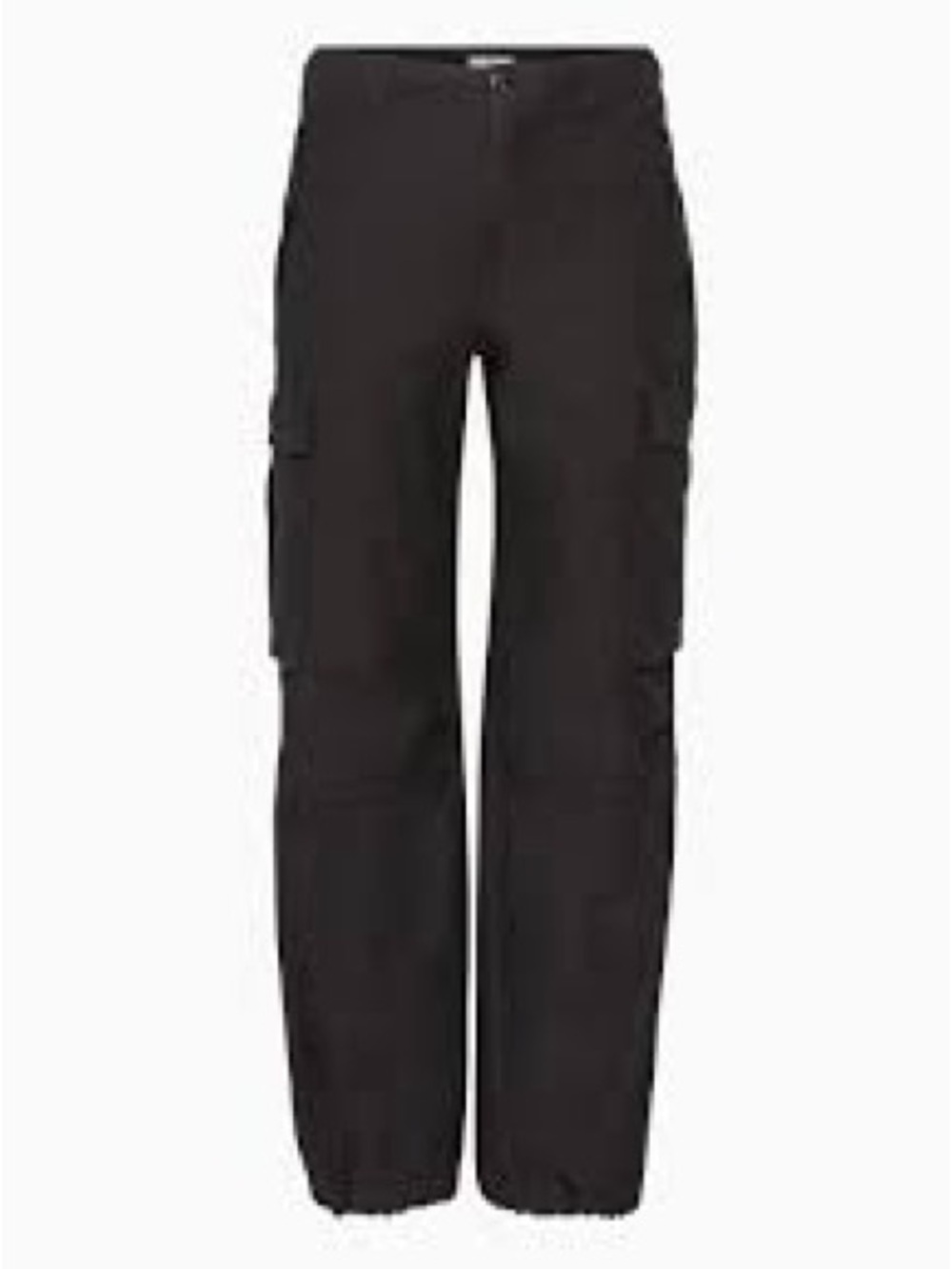 TNA Black Women's Cargo Pants with Side Utility Pockets
